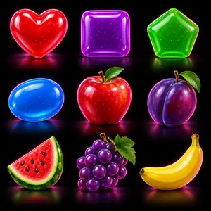 Sweet Bonanza’nın şeker ve meyve sembolleri